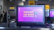巴西圣保罗瓜鲁柳斯机场T1航站楼到达区行李提取处电子屏套装
