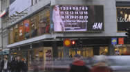 瑞典斯德哥尔摩塞格尔广场户外LED广告屏