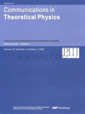 Communications in Theoretical Physics־