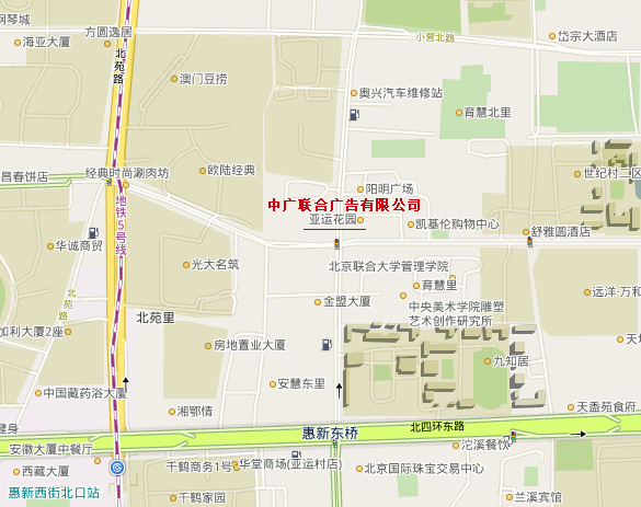北京中广联合广告有限公司地图