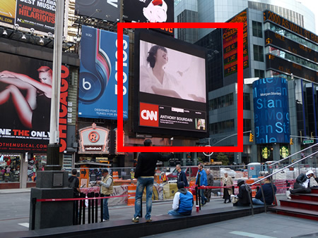 美国纽约时代广场屏幕广告投放-纳斯达克LED